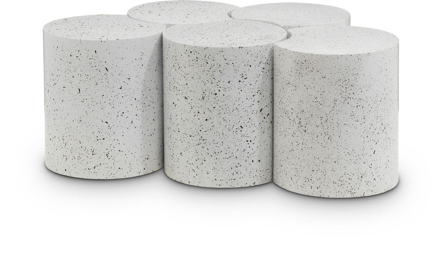Dimple - 5 Piece Modular Coffee Table - Terazzo Finish