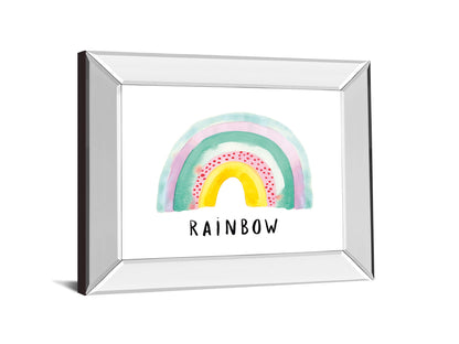 Rainbow Joy By Joelle Wehkamp - Mirror Framed Print Wall Art - White