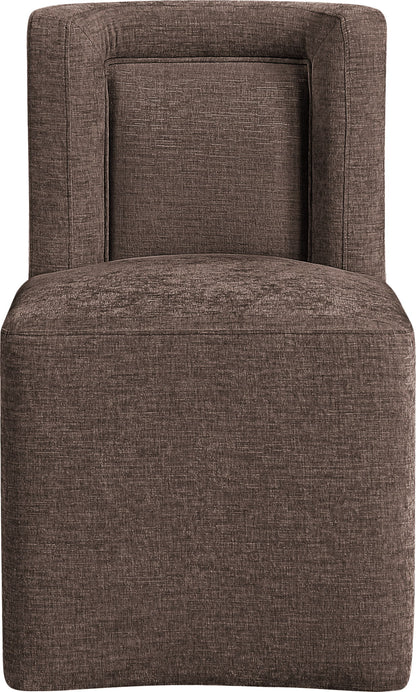 Duvina - Chenille Performance Fabric Dining Chair (Set of 2)