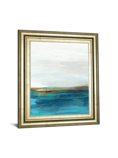 Pastoral Landscape Il By Tom Reeves - Framed Print Wall Art - Gray