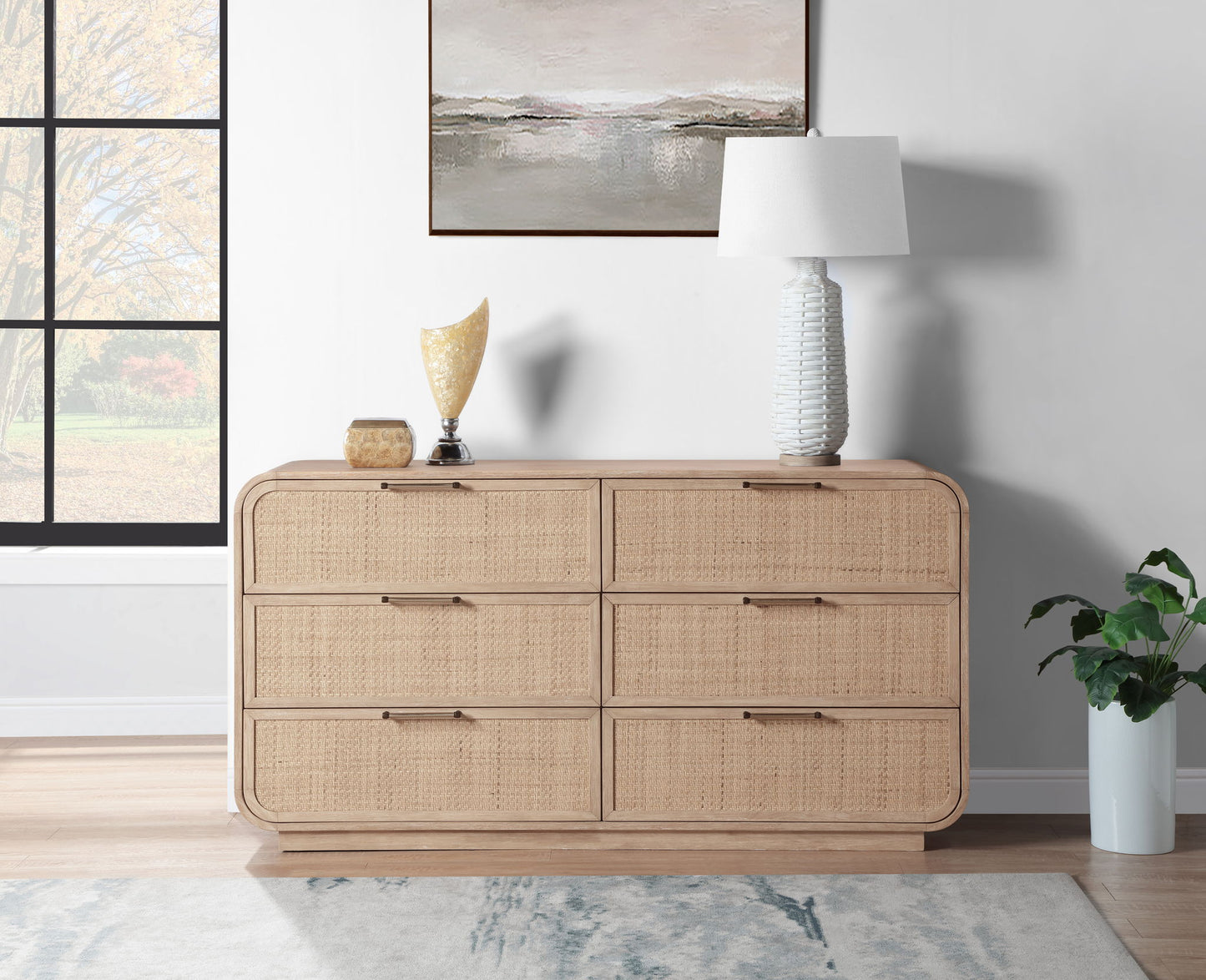 Windsor - Rubberwood Dresser - Natural