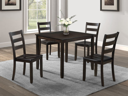 Durham - 5 Piece Dining Set - Espresso