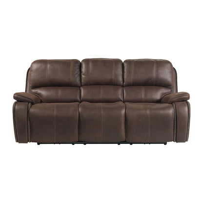 Atlantis - Power Motion Sofa With Power Headrest - Heritage Coffee