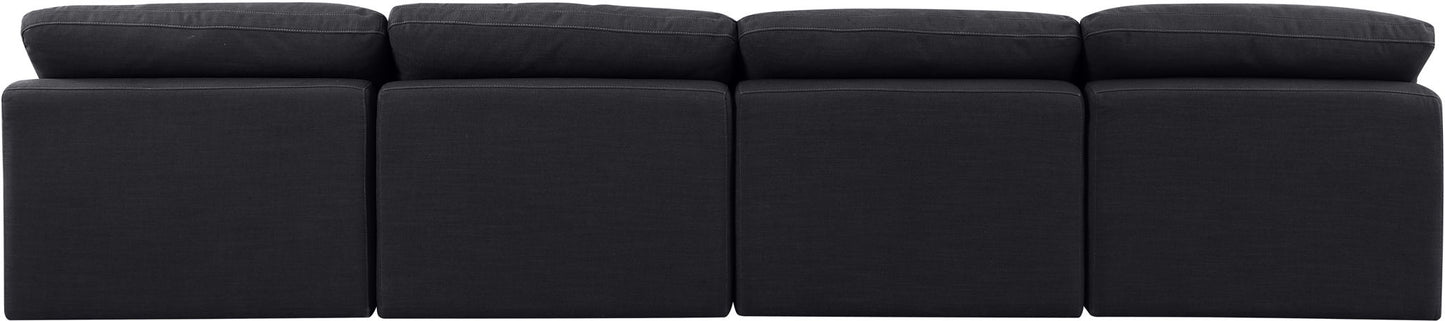 Indulge - Linen 4 Seat Modular Armless Sofa