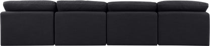 Indulge - Linen 4 Seat Modular Armless Sofa