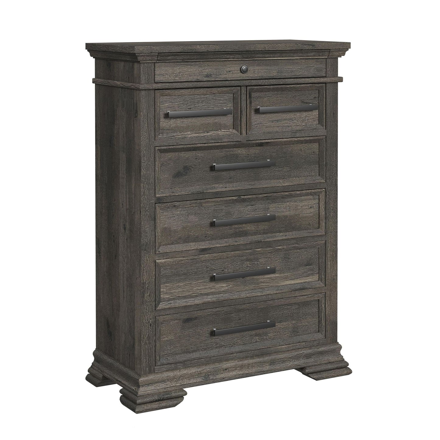 Park Ridge - 6-Drawer Chest - Charcoal