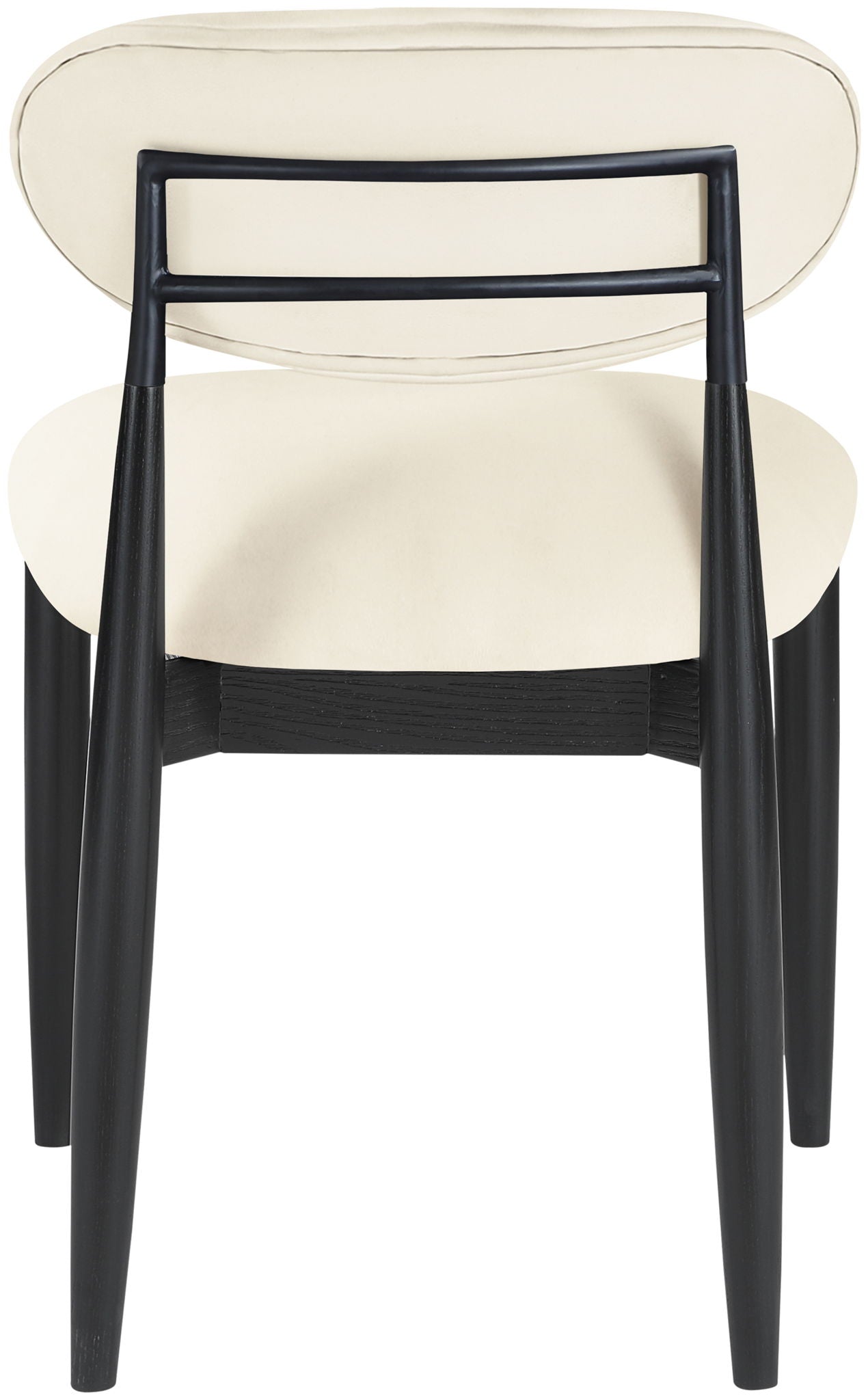 Riccio - Side Chair (Set of 2) - Black Frame