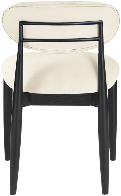 Riccio - Side Chair (Set of 2) - Black Frame
