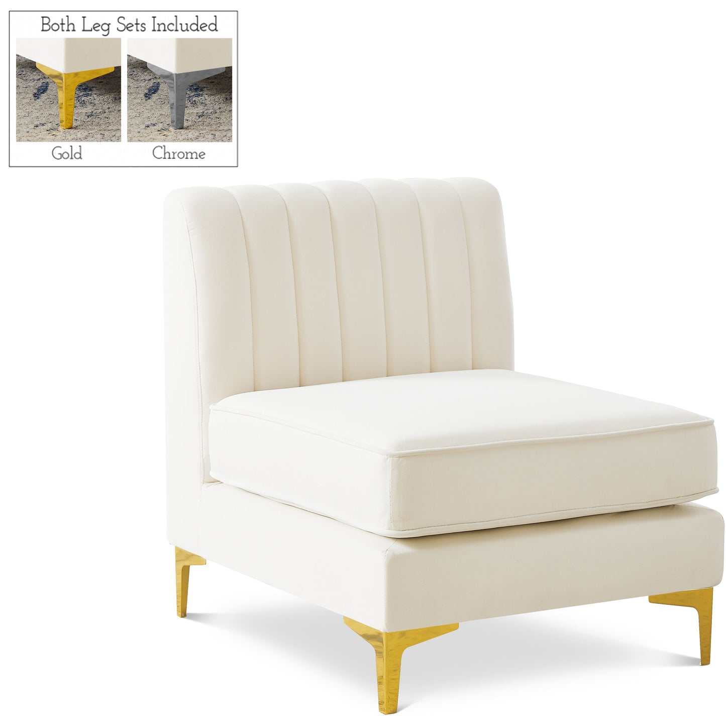 Alina - Armless Chair