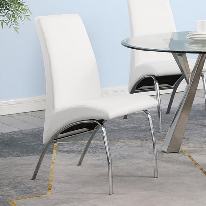 Bishop - Upholstered Dining Side Chair (Set of 2) - White