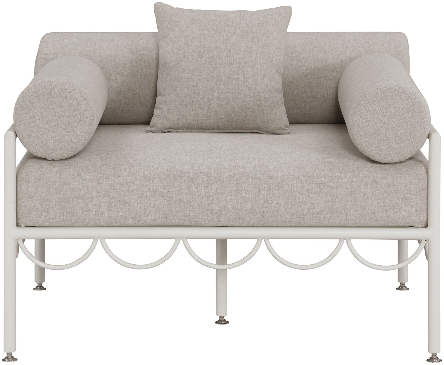 Portofino - Resilient Water Repellent Fabric Upholstered Outdoor Patio Chair