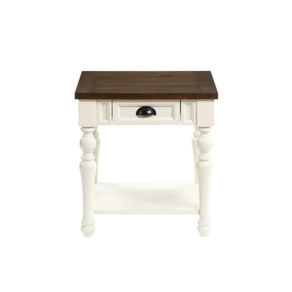 Joanna - End Table - White