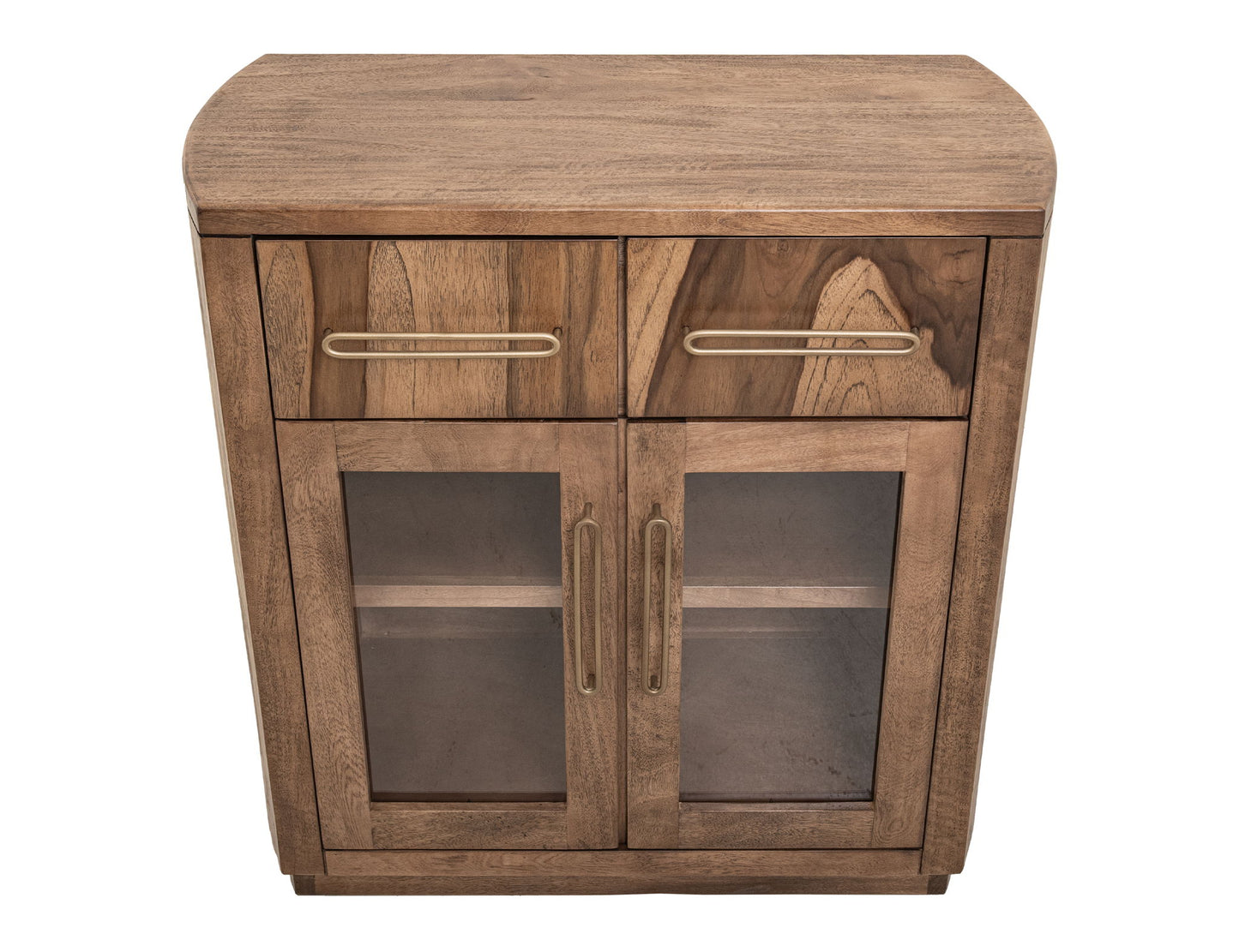 Balam - Server With 2 Drawer & 2 Glass Door - Light Brown