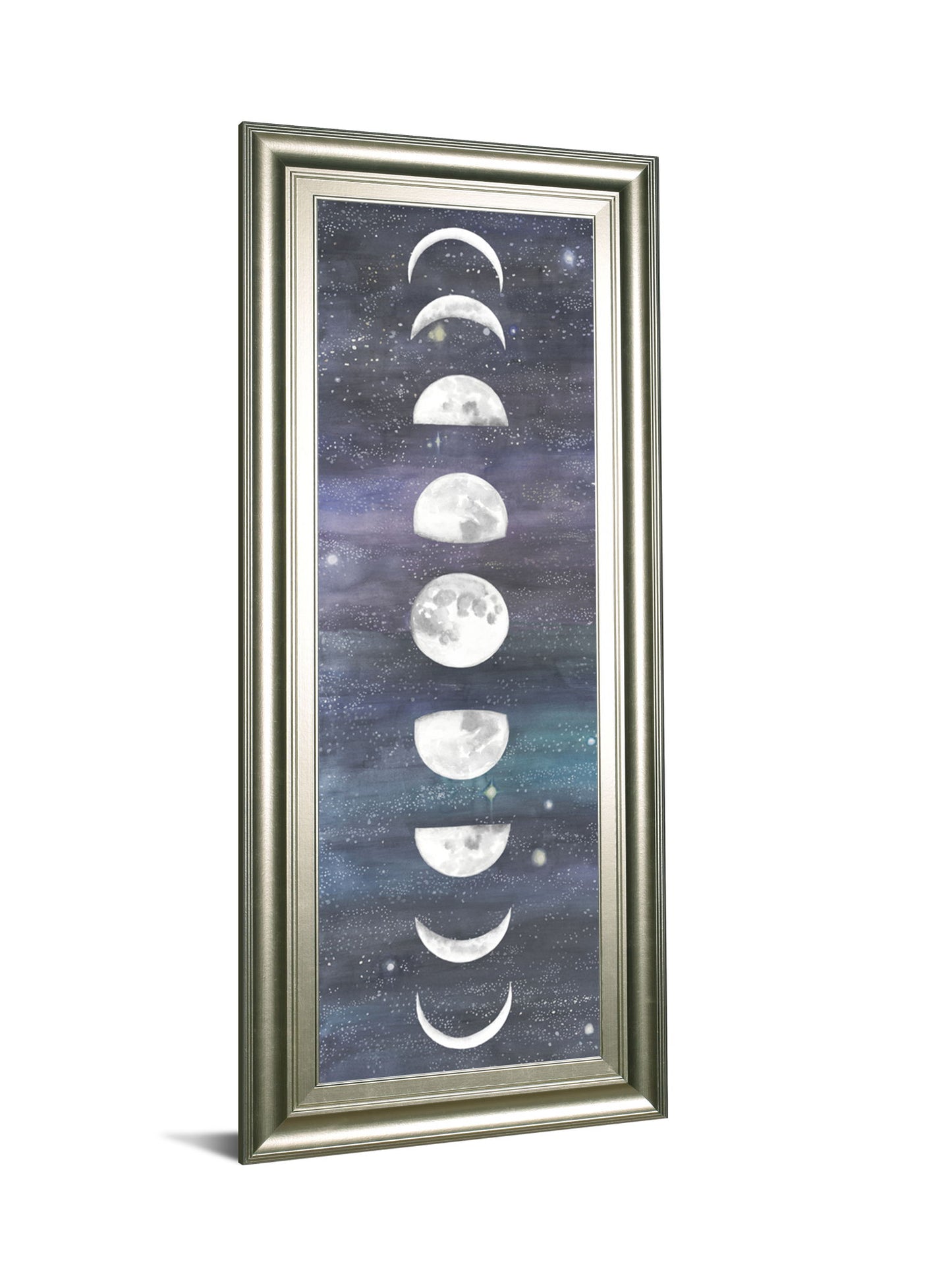 Moon Chart I By Naomi Mccavitt - Framed Print Wall Art - Dark Gray