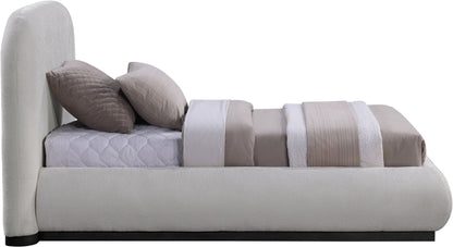 Vaughn - Chenille Bed With Black Base