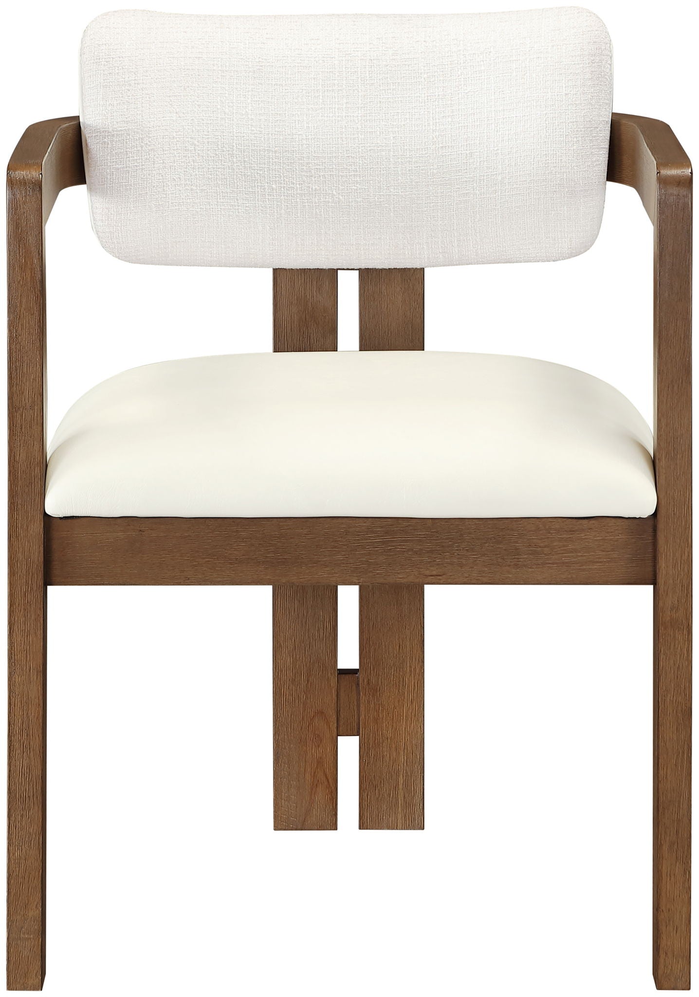 Ravina - Upholstered Dining Chair With Stained Brown Base (Set of 2)