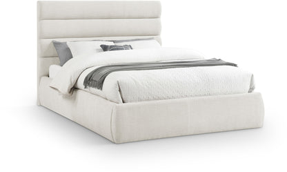 Adam - Linen Fabric Bed With 52" Headboard