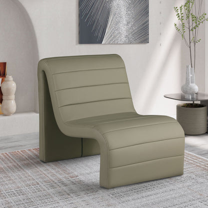 Ivy - Faux Leather Accent Chair