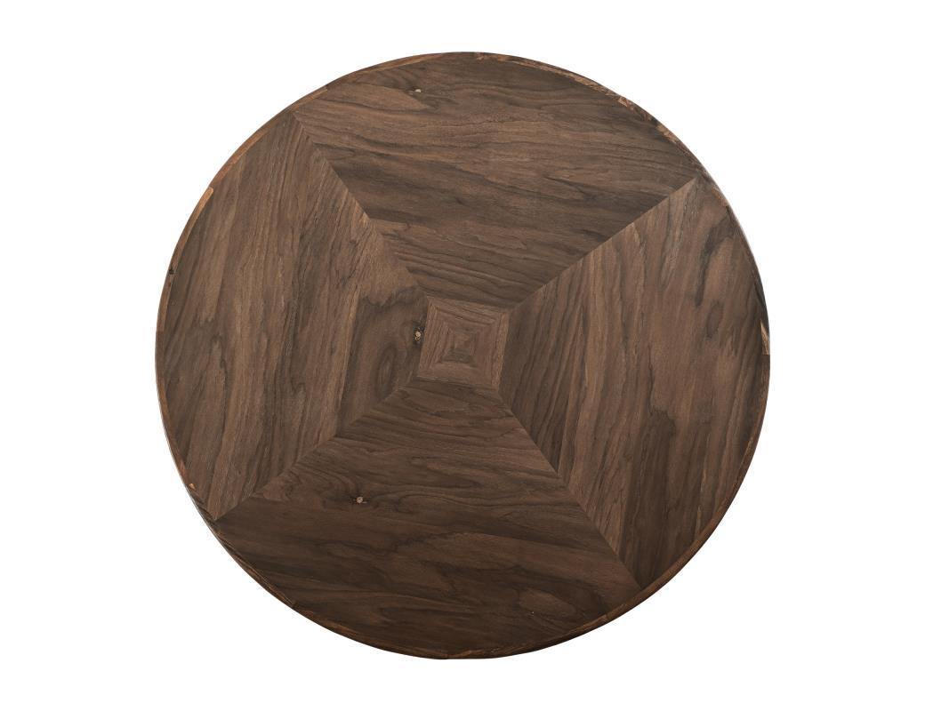 Balam - 47" Round Table - Dark Brown