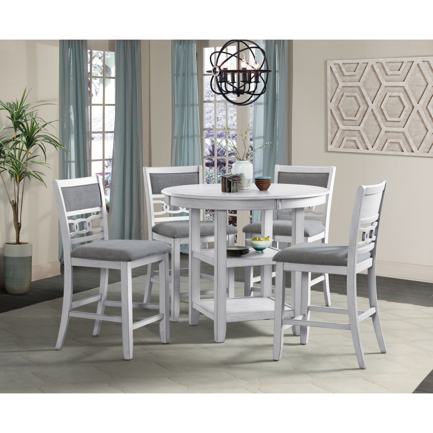Amherst - Juego de comedor con altura de mostrador