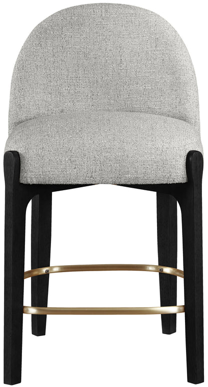 Torino - Counter Stool With Brushed Black Base