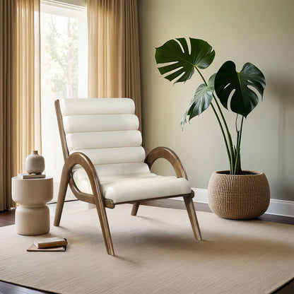 Randal -  Accent Chair - Walnut Frame