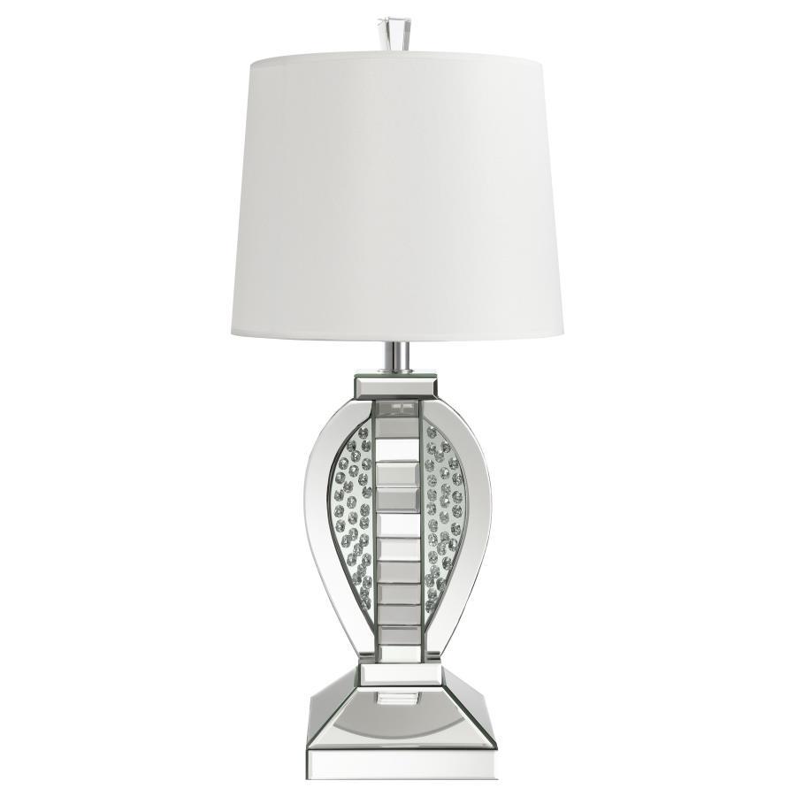 Klein - Empire Mirrored Acrylic Table Lamp - Silver