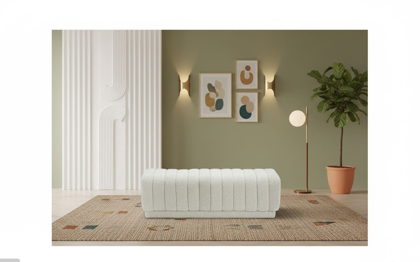 Heathrow - Ottoman / Bench