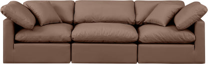 Indulge - Faux Leather 3 Seat Modular Sofa