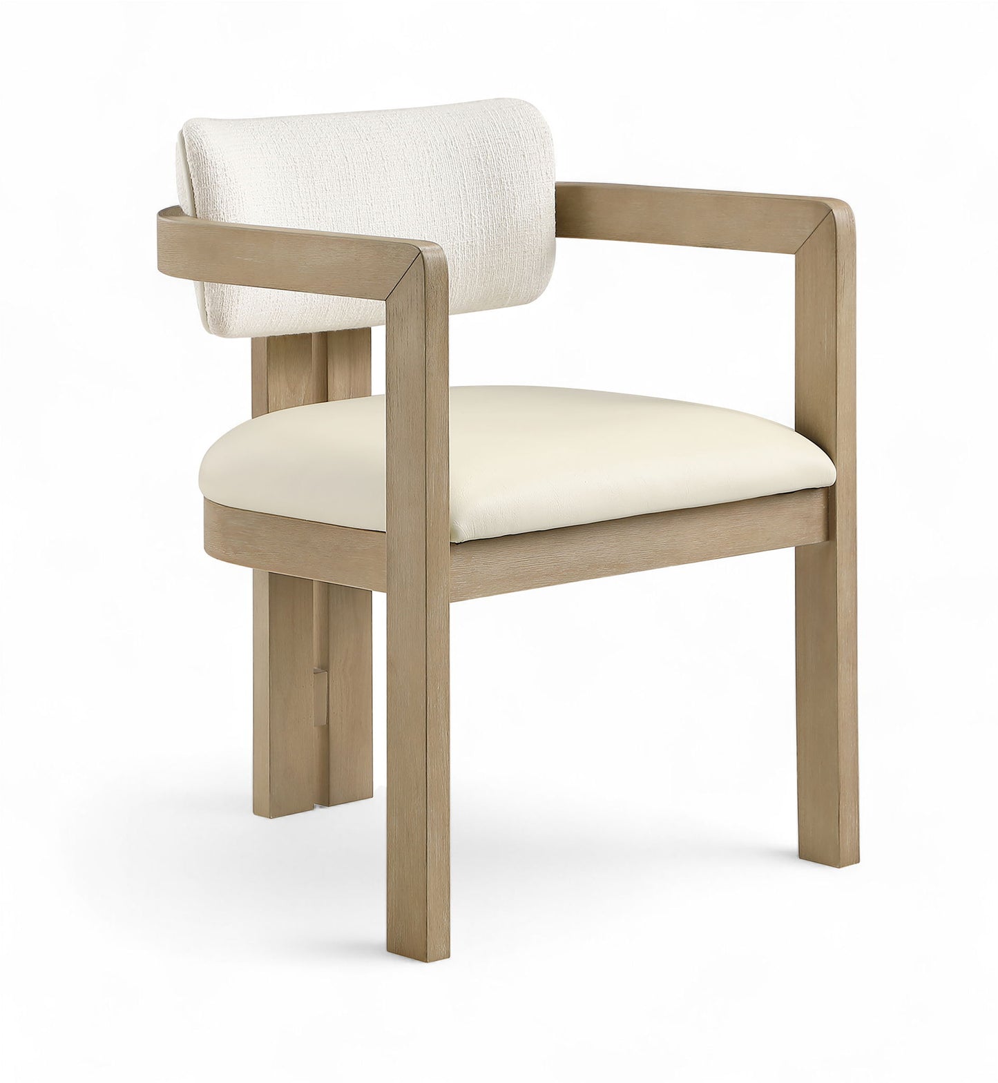 Ravina - Upholstered Dining Chair With Stained Natural Base (Set of 2)