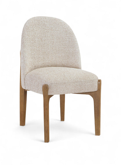 Torino - Upholstered Dining Chair With Brushed Brown Base (Set of 2)