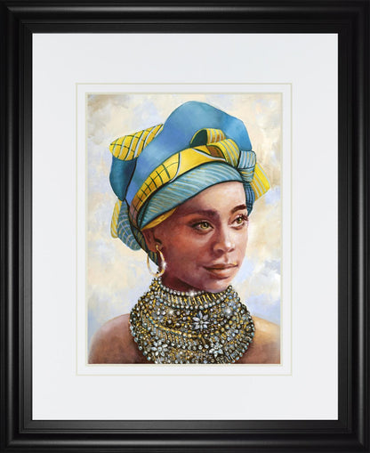 34x40 Soulful Beauty I By Donna Brooks - Beige