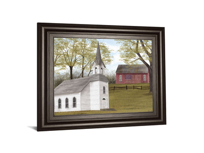 Faith And Freedom By Billy Jacobs - Framed Print Wall Art - Light Brown