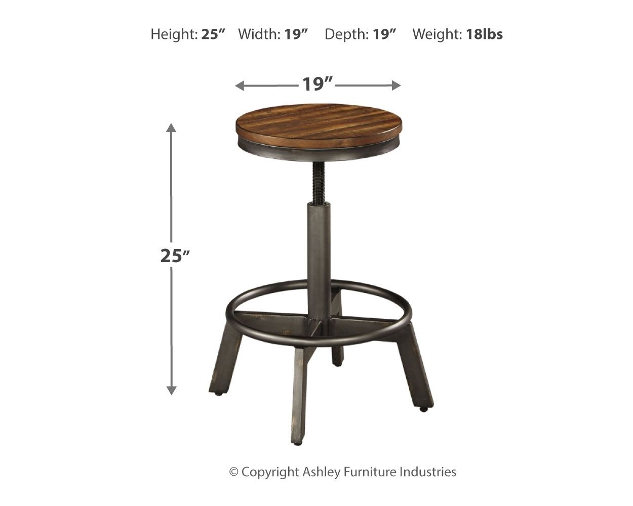 Torjin - Swivel Stool (Set of 2)