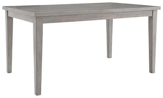 Parellen - Gris - Mesa de comedor rectangular