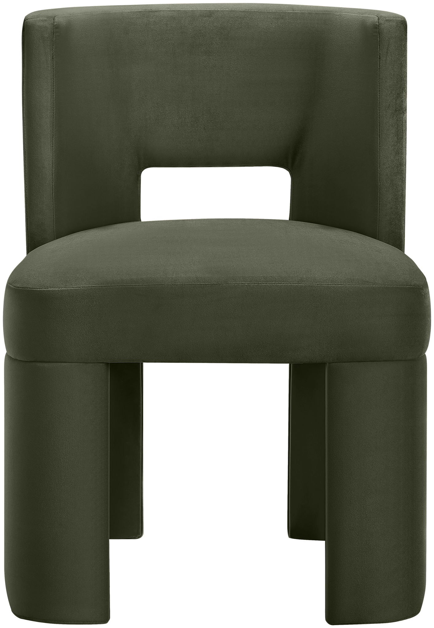Zuno - Velvet Performance Fabric Upholstered Dining Chair (Set of 2)
