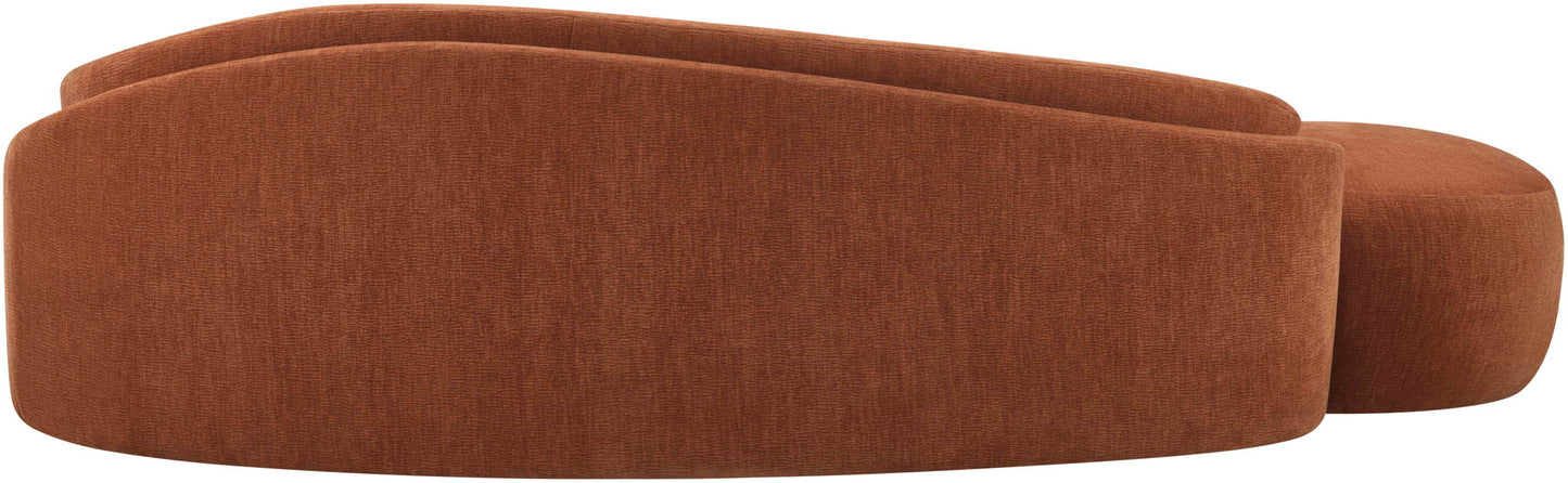 Caspian - Chenille Fabric Upholstered Sofa