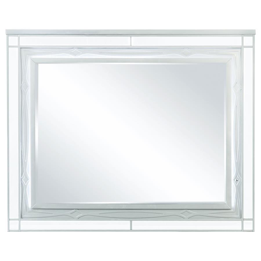 Gunnison - Dresser Mirror - Silver Metallic