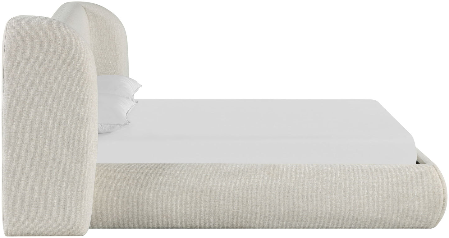 Elowen - Chenille Fabric Upholstered Bed