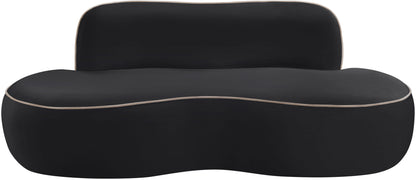 Swerve - Velvet 77" Upholstered Loveseat