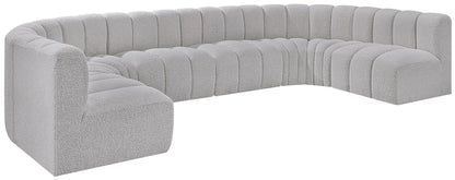 Arc - Boucle Fabric 8 Piece Modular Sofa