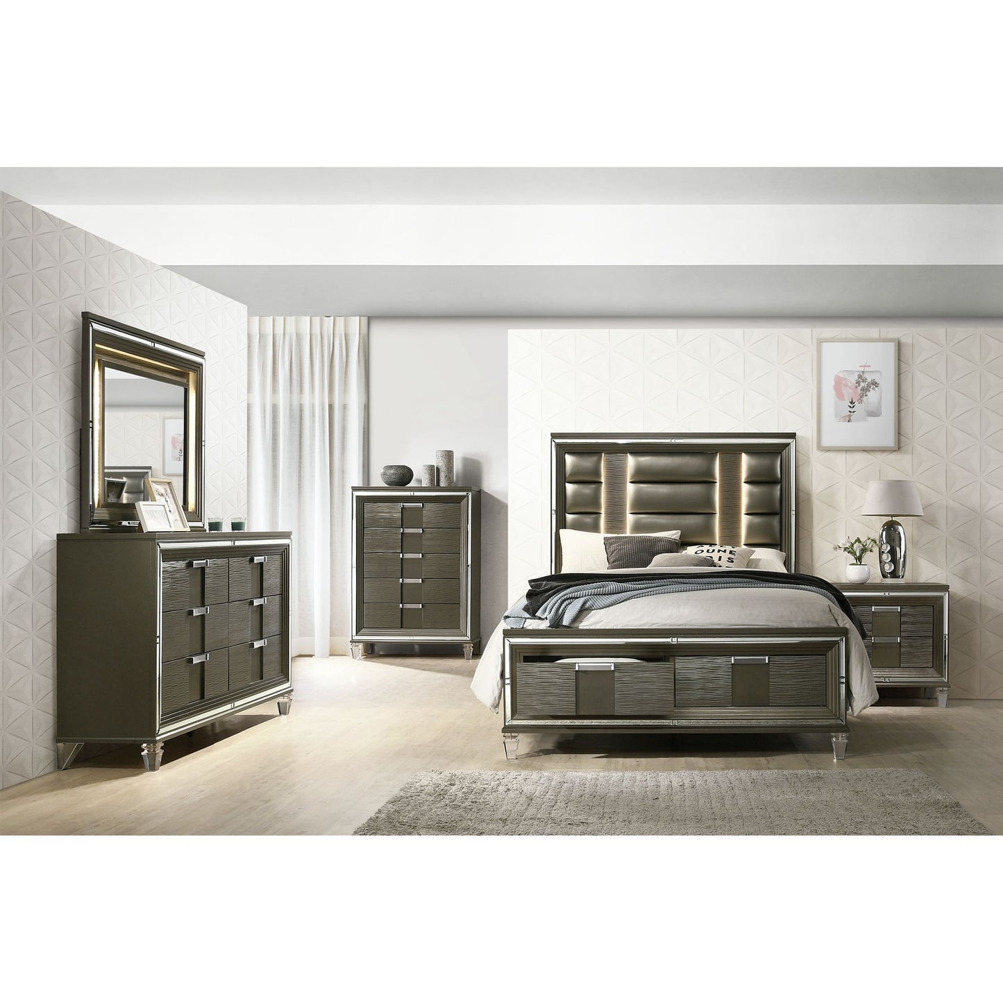 Twenty Nine - Cama con almacenaje de 2 cajones