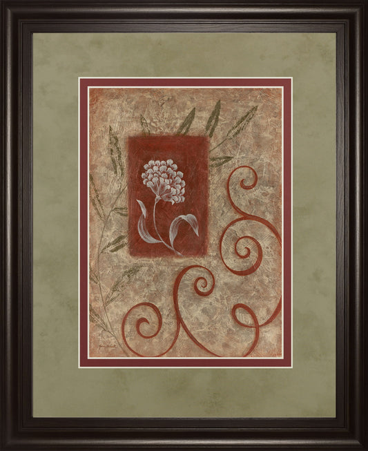 Florescence I By Jane Carroll - Framed Print Wall Art - Beige