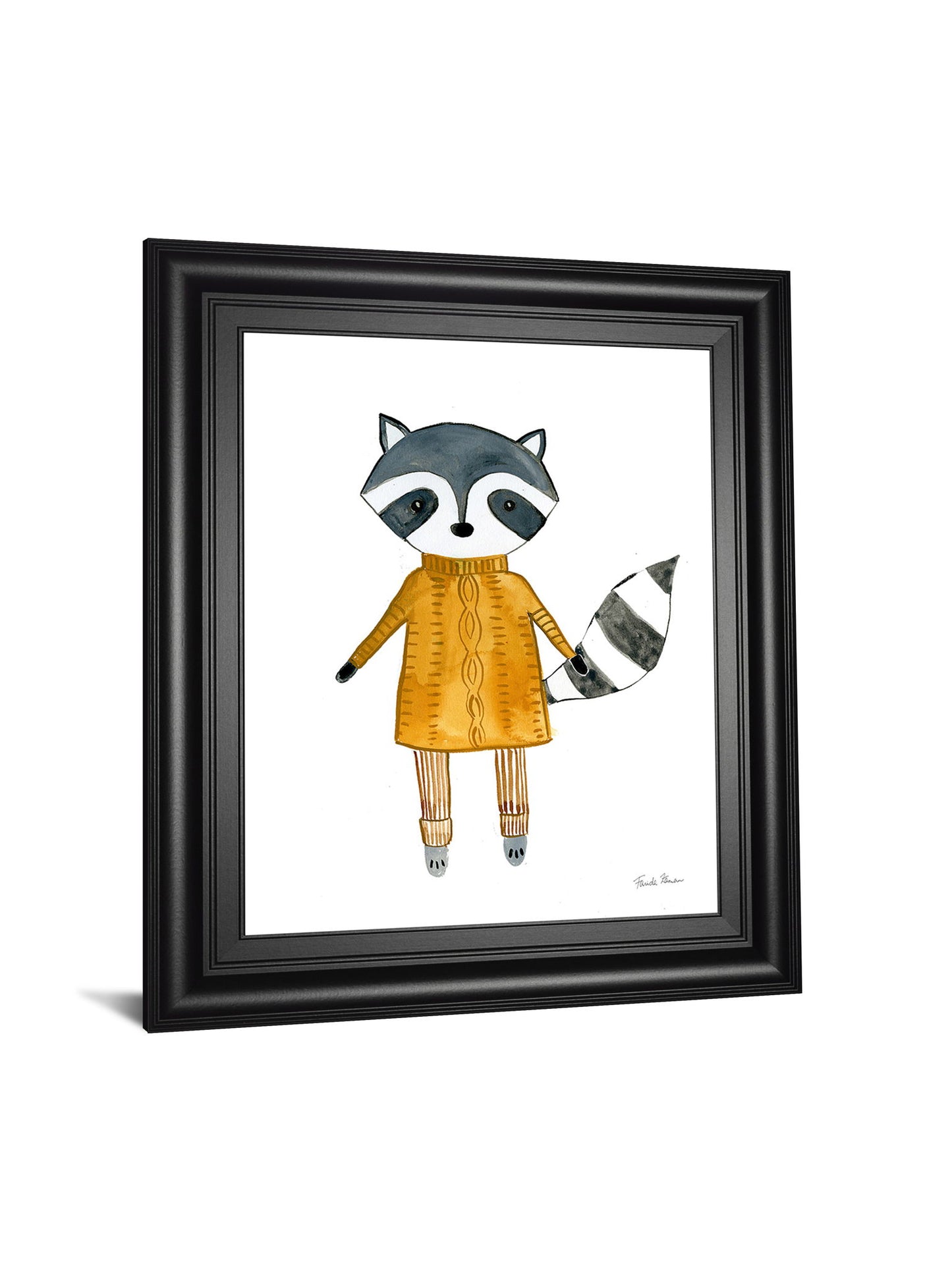 Neighborhood Pals I By Farida Zaman - Framed Print Wall Art - White