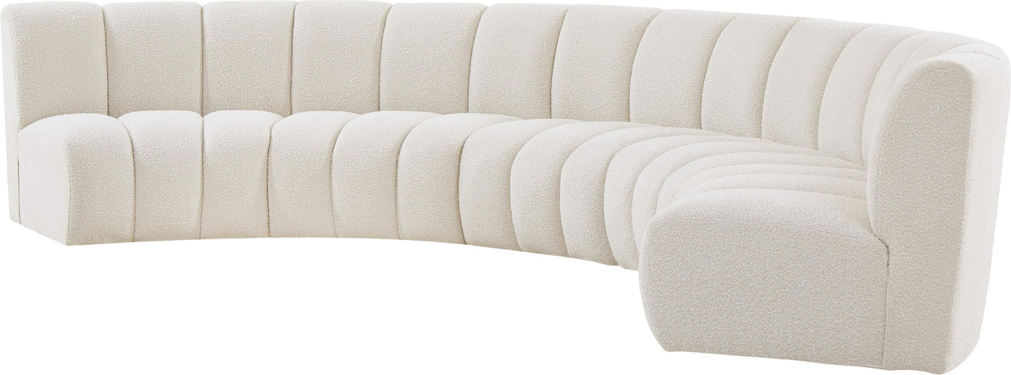 Infinity - 5 Piece Boucle Modular Sectional