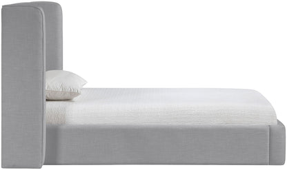 Kendall - Linen Textured Fabric Upholstered Bed