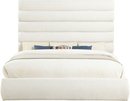 Adam - Boucle Fabric Bed With 70.5" Headboard