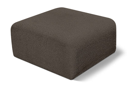 Arc - Boucle Fabric Ottoman