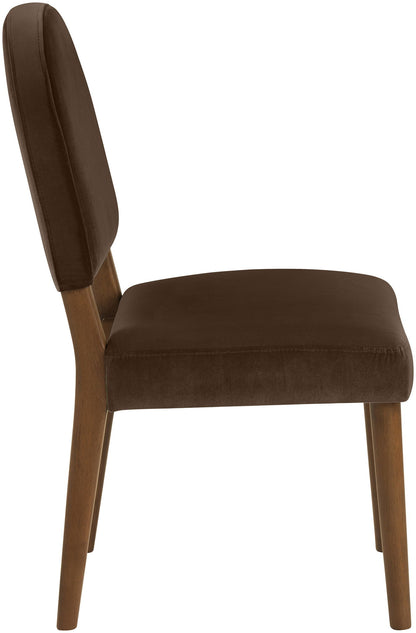 Varinelle - Velvet Dining Chair (Set of 2) - Walnut Frame