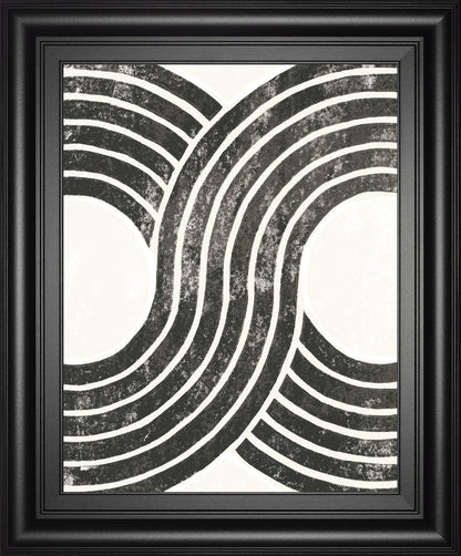 Over The Rainbow BW II By Moira Hershey - Framed Print Wall Art - Black